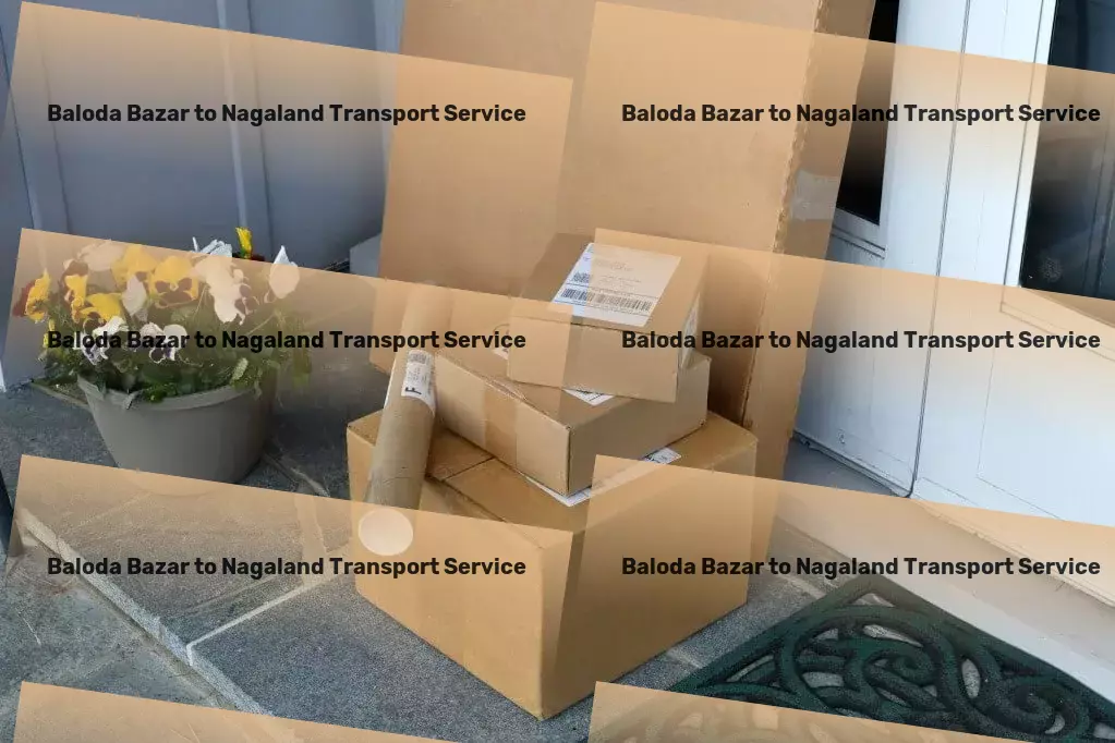 Baloda Bazar to Nagaland Luggage Courier Indian logistics reimagined for tomorrow's needs! - Multi-destination freight logistics